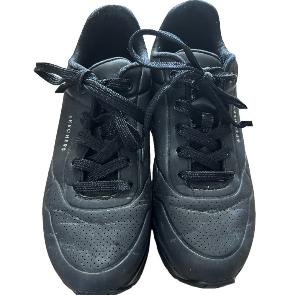 Skechers Black Women Street Uno Sneakers size 7 EU 37